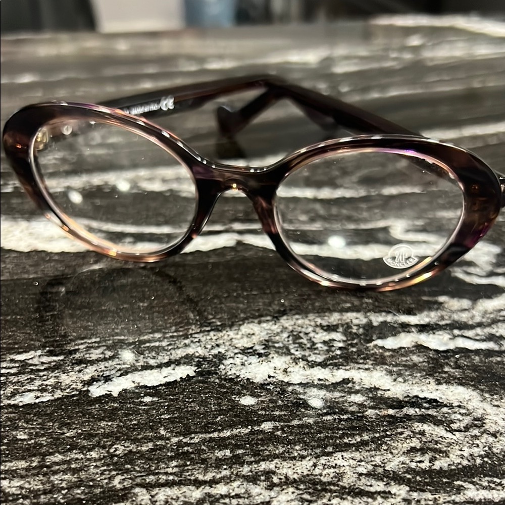 Moncler Brown Cat-Eye Glasses